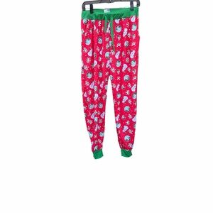 Star Wars Christmas Red & Green Pajama Bottoms size Small